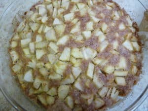 gâteau aux pommes sans gluten