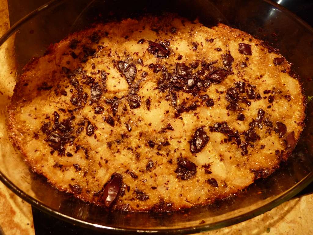 gâteau aux poires et flocons de quinoa