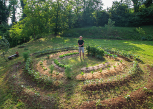 jardinage écologique en culture sur buttes