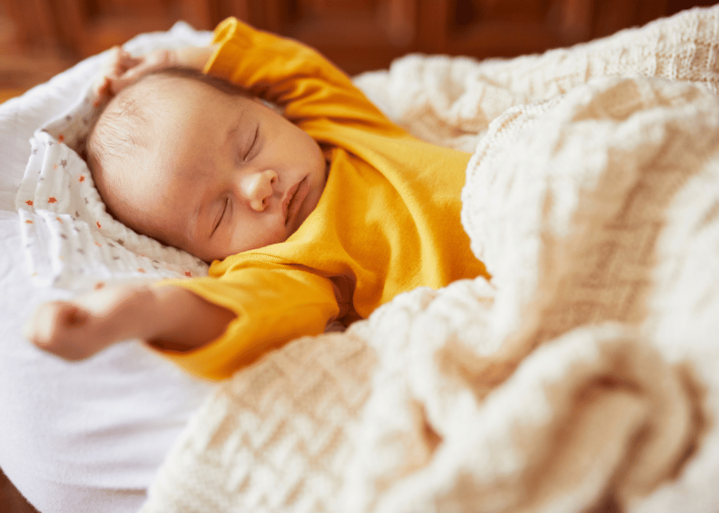 phase de réveil après sommeil de bébé