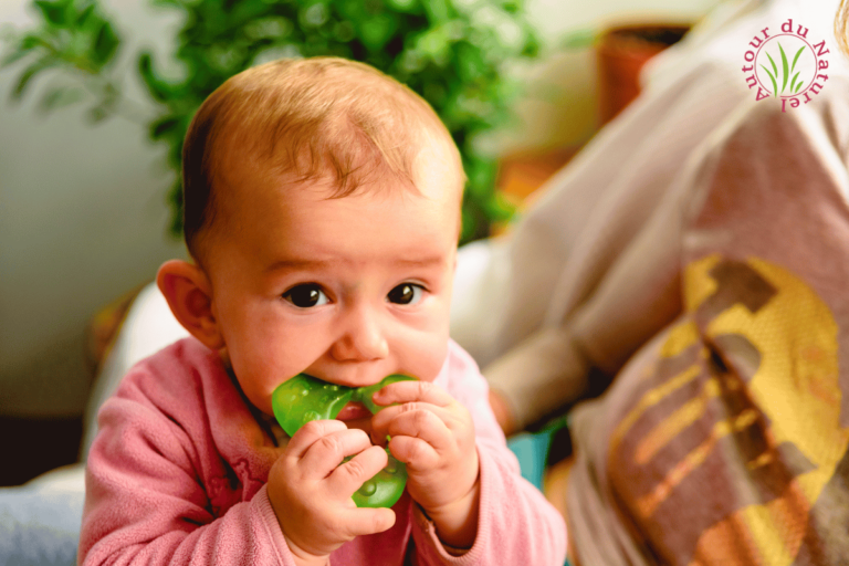 poussée dentaire de bébé