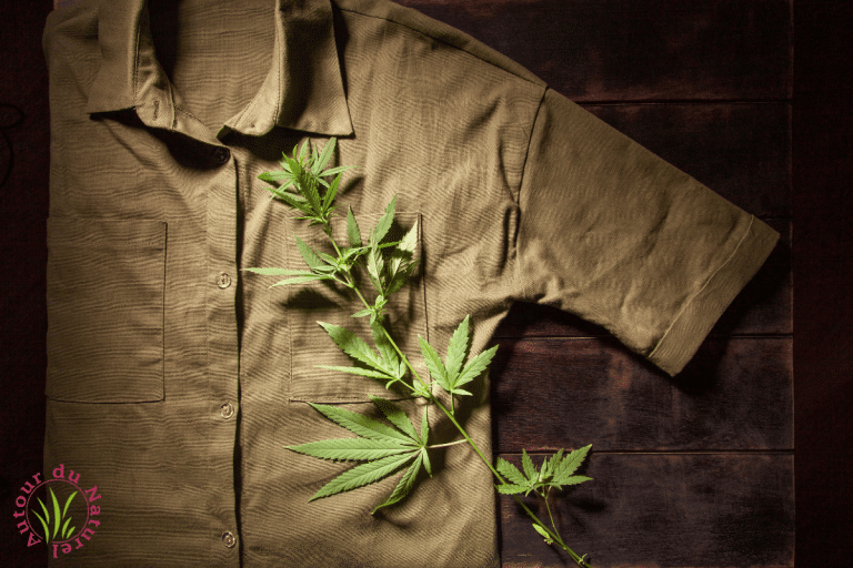 chemise en matière naturelle de chanvre