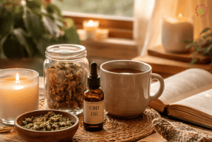 tisane et huile de cbd californienne